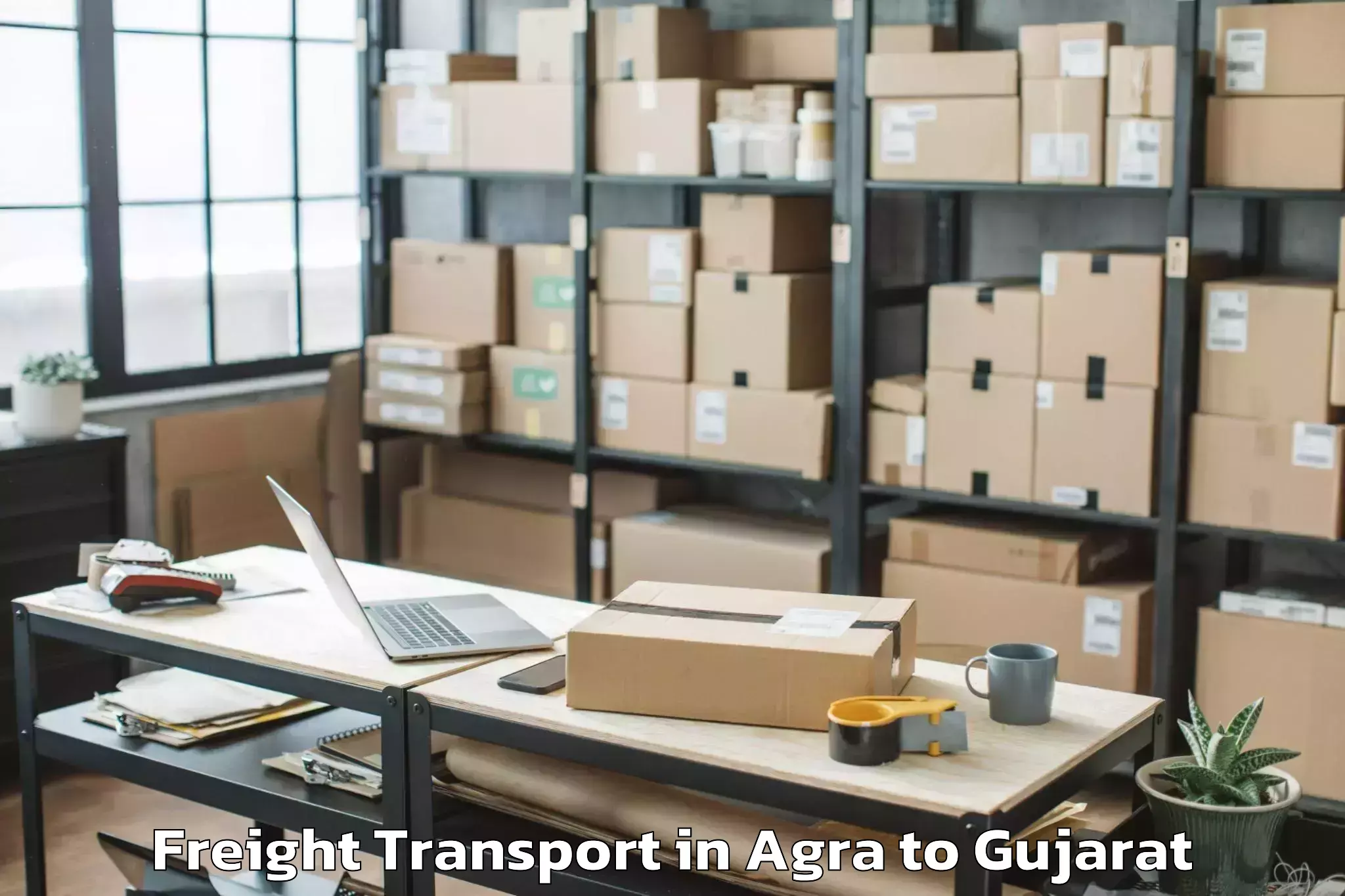 Easy Agra to Vadali Freight Transport Booking